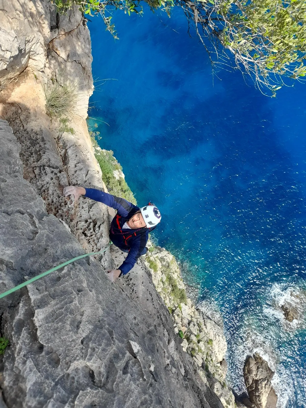 Cordata su una via di più tiri