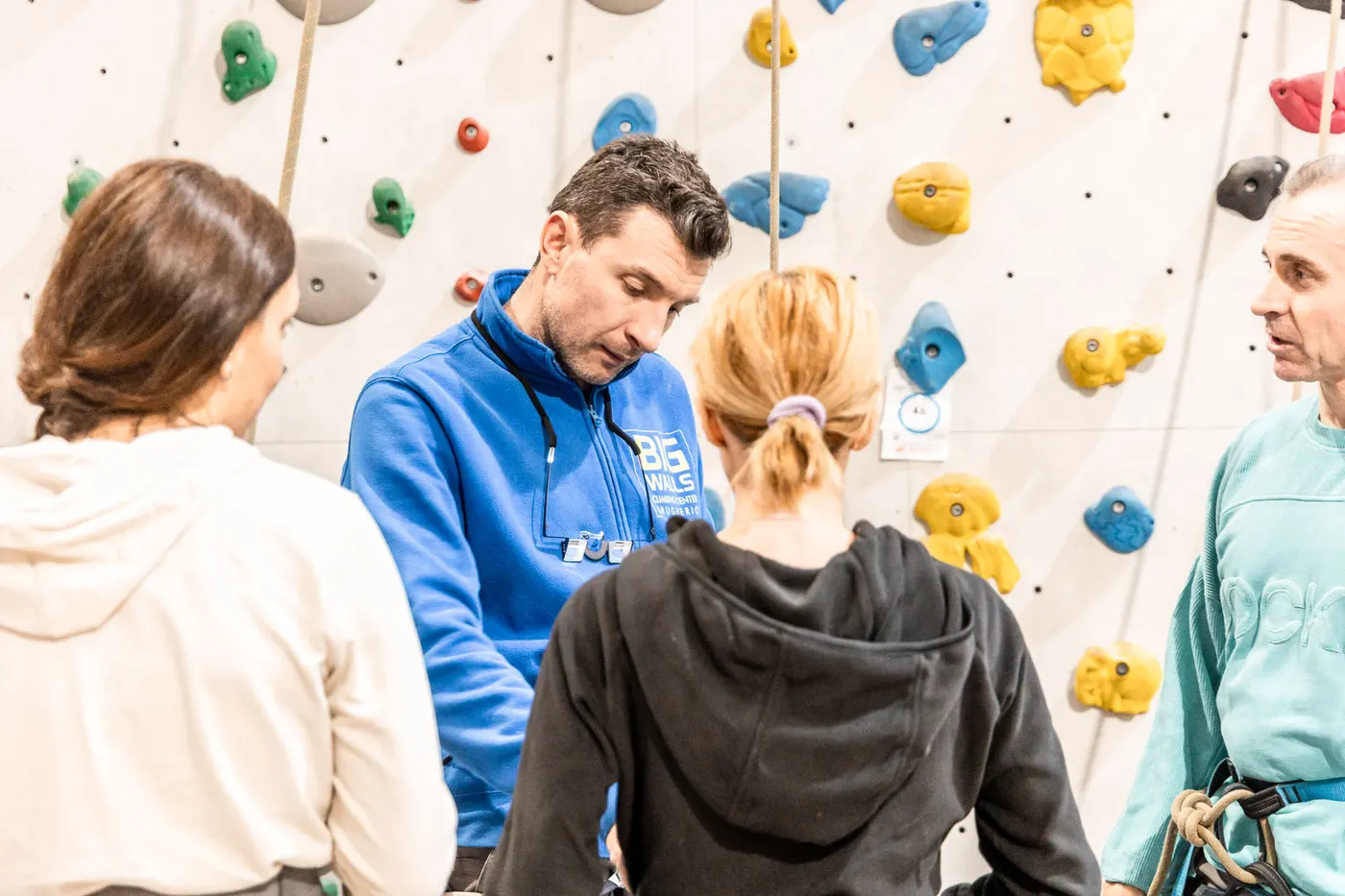 Istruttore Big Walls durante una lezione privata